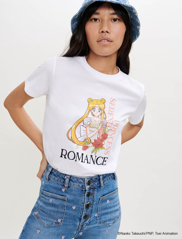 마쥬 티셔츠 MAJE ROMANCE T-shirt,White