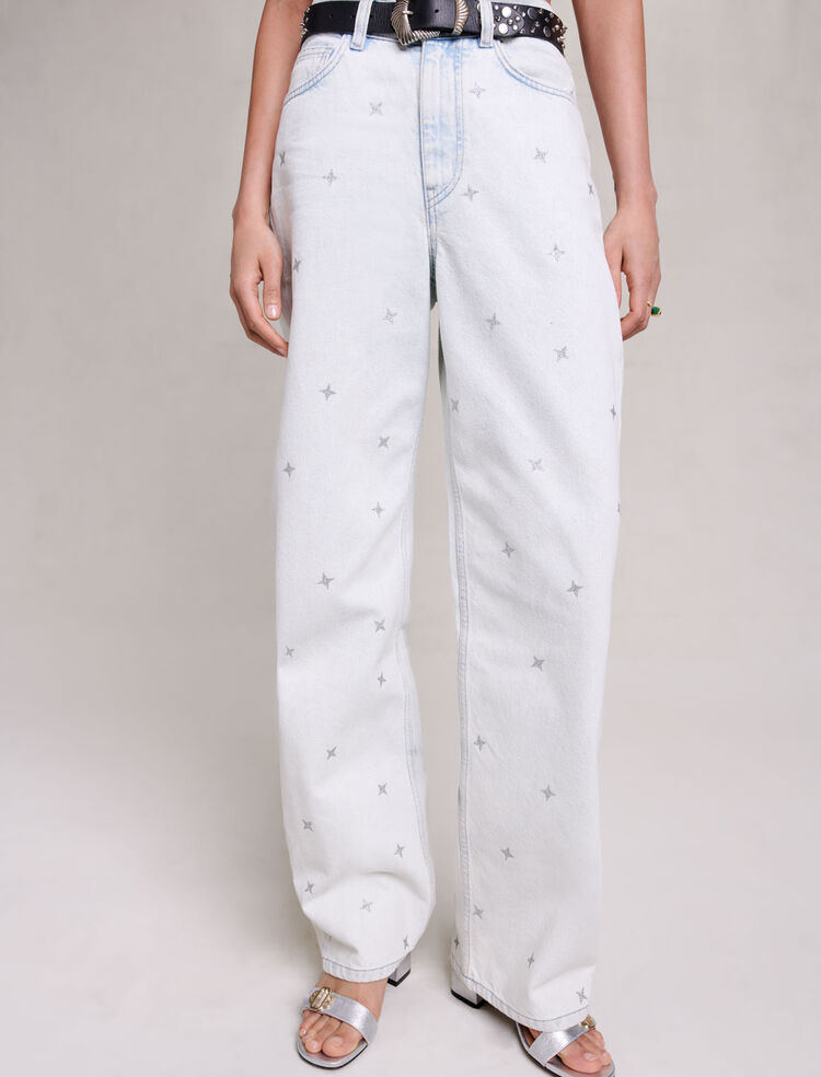 121PASSION Double-pocket jeans with a slight flare - Pants & Jeans -  Maje.com