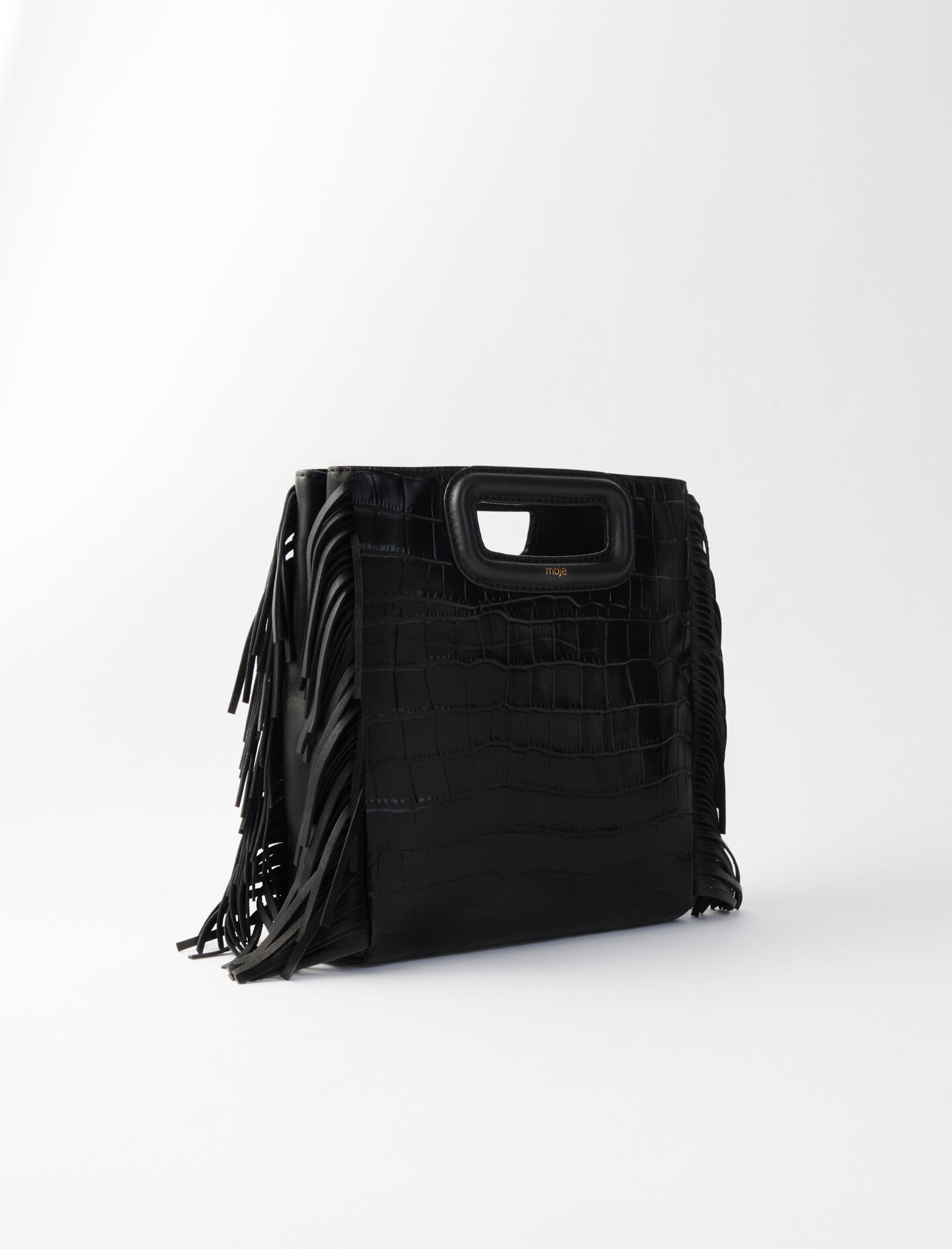 crocodile black bag