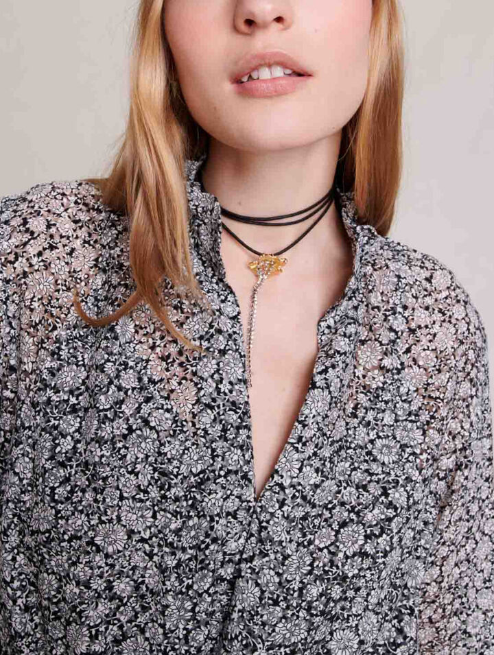 Short patterned dress