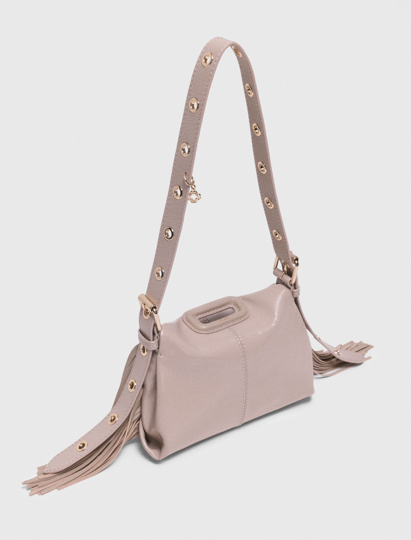 Naplak leather Miss M Mini bag Natural For Women | Maje