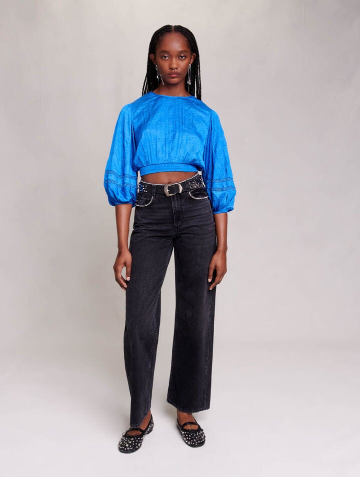 Satin top