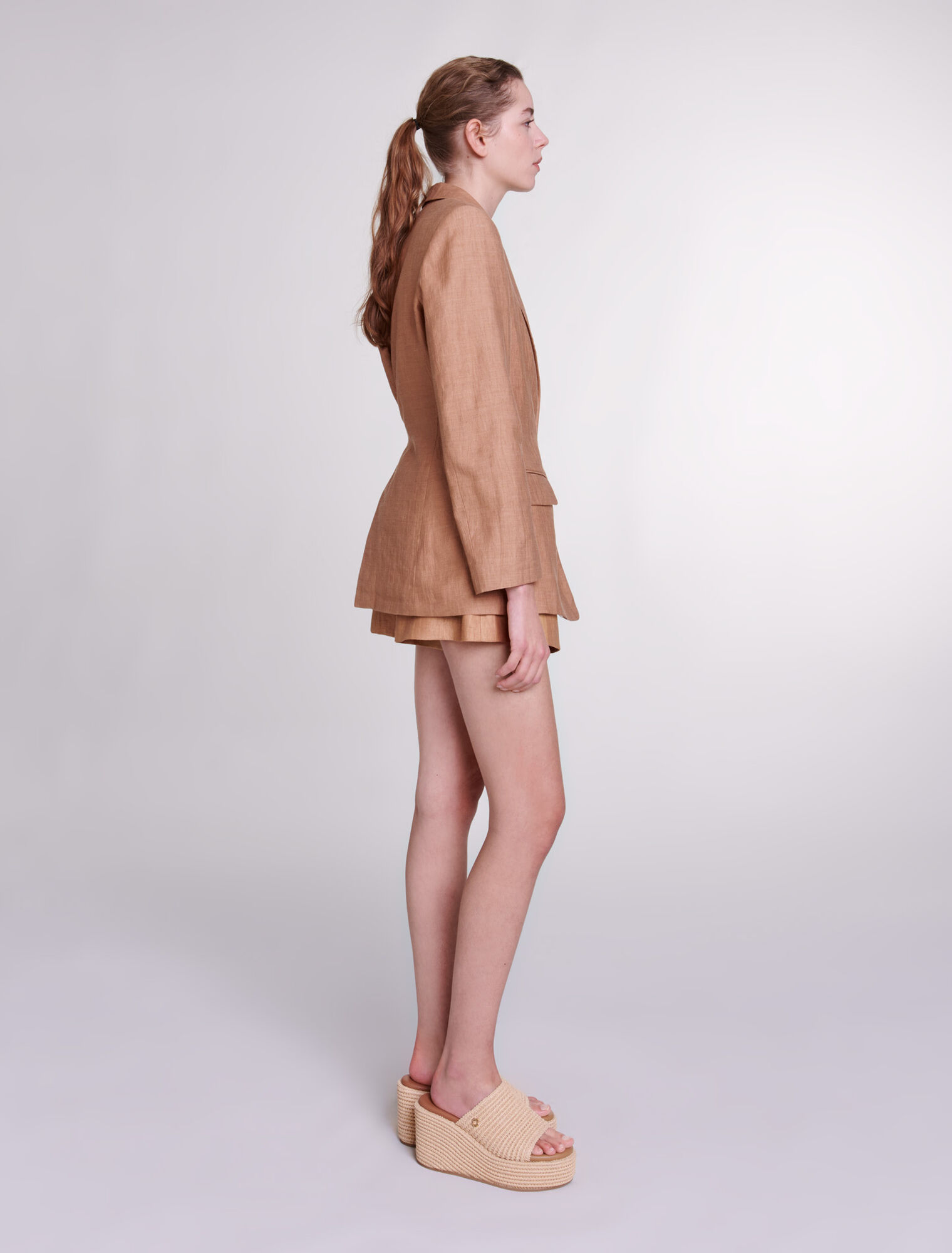 Linen suit jacket