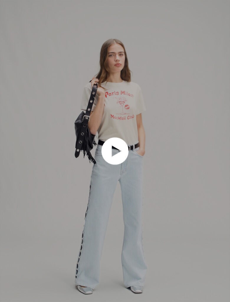 Paris Milan T-shirt White For Women | Maje