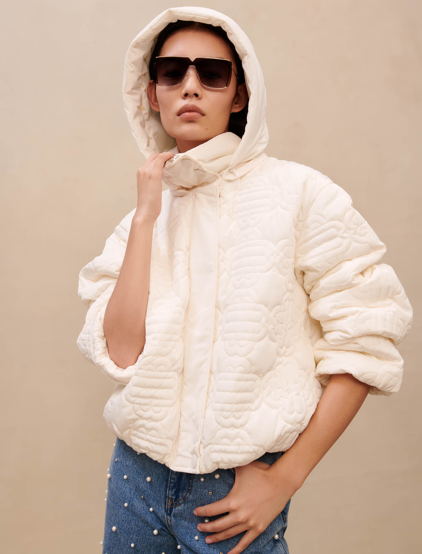Maje white jacket shop