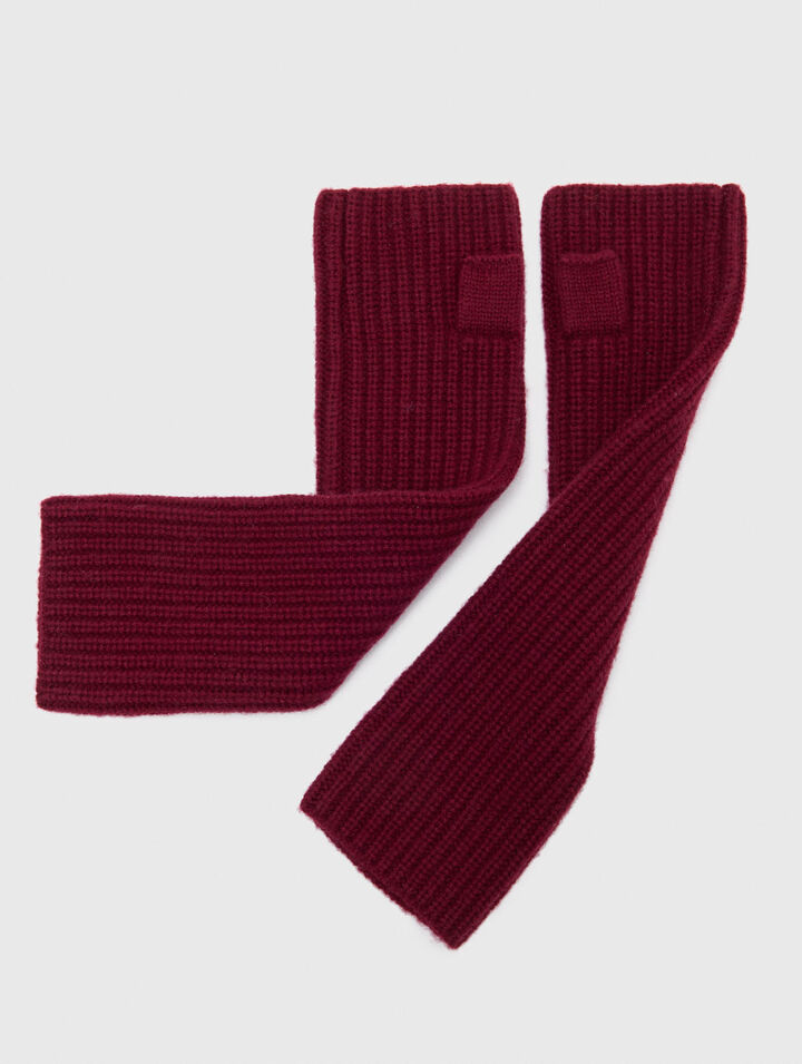 Wool and cashmere mittens