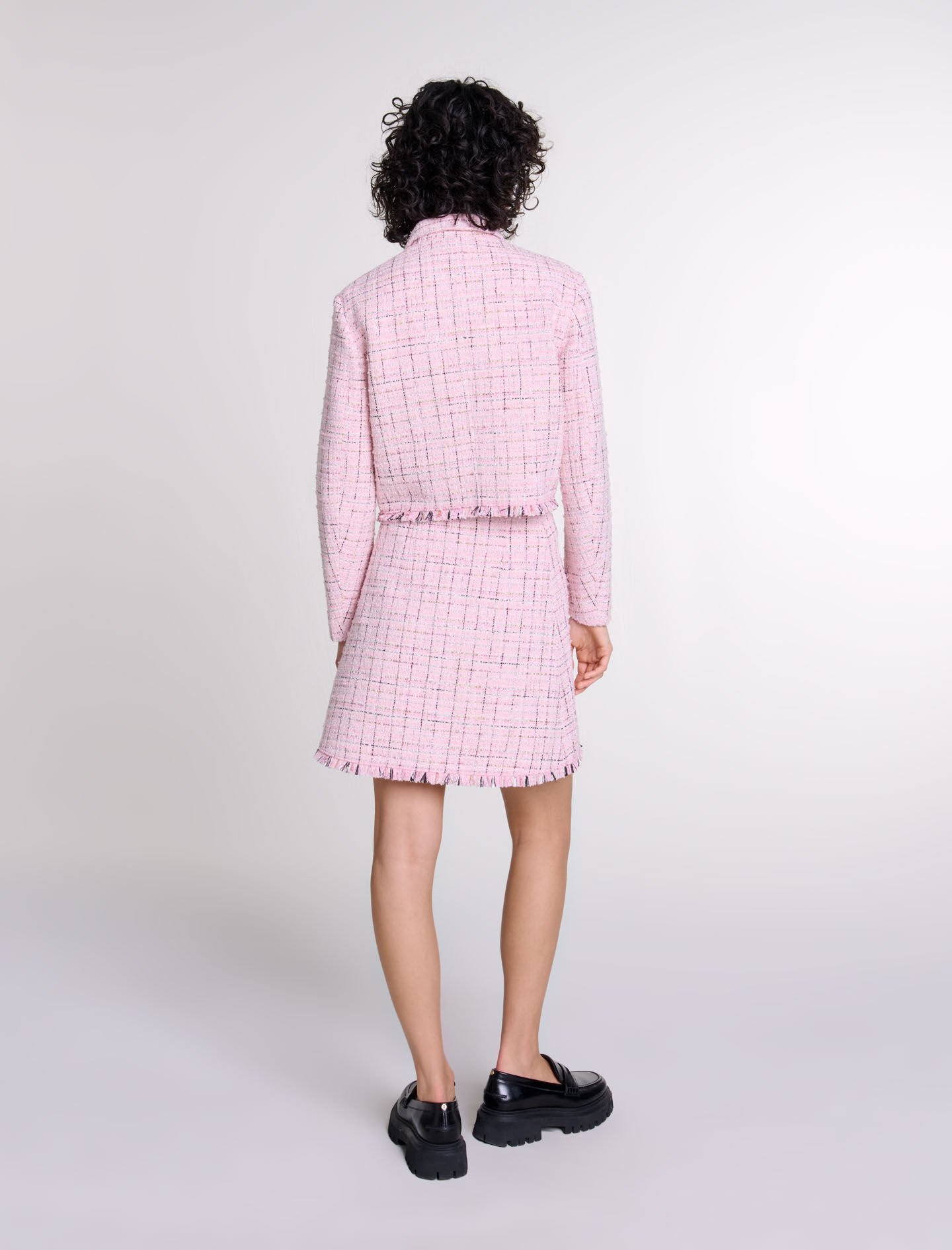 Tweed jacket Pink For Women | Maje Tweed jacket Pink For Women | Maje