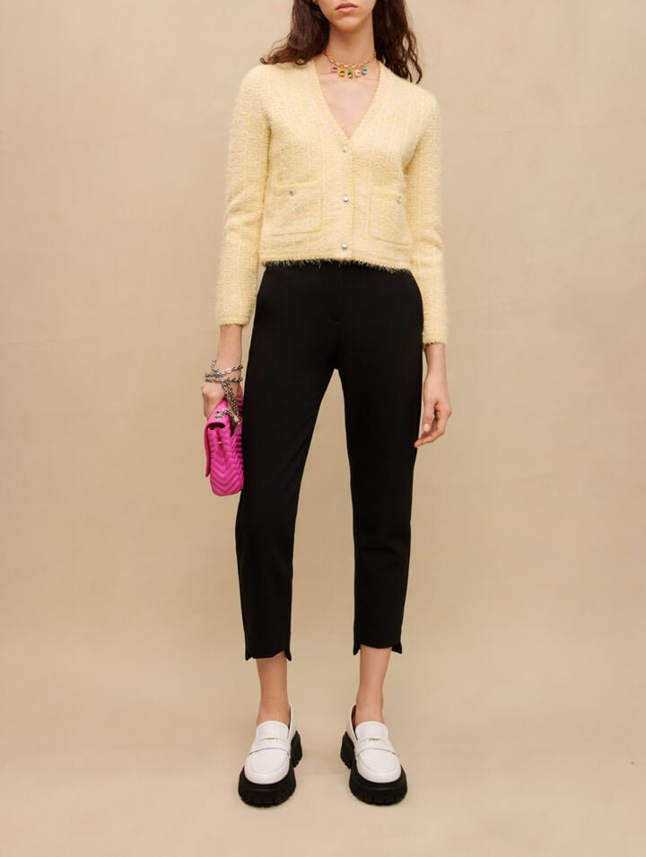 Straight suit trousers