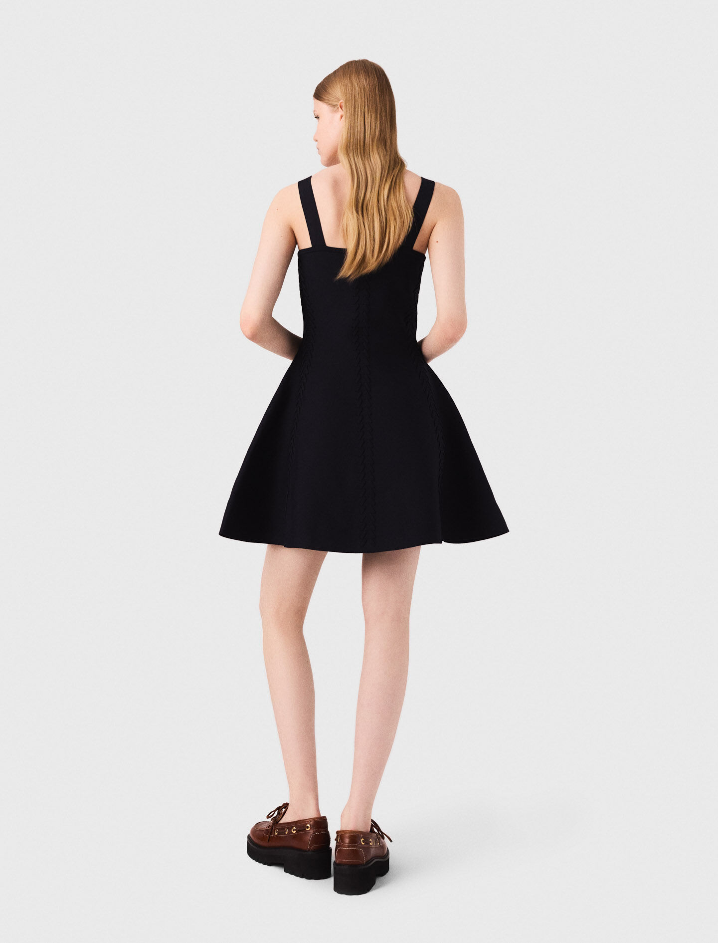 andmarry Leila knit mini dress ベージュ ANDMARY】Leila knit mini dress