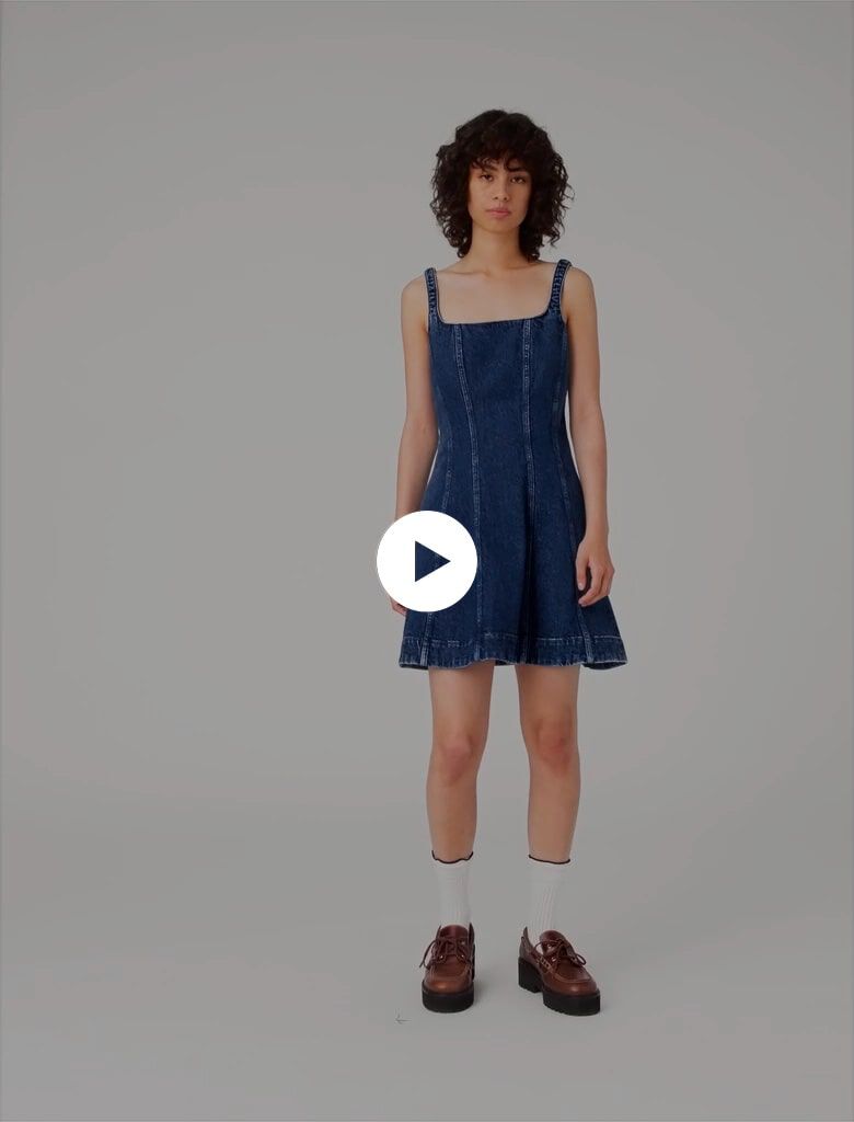 Mini denim dress Blue For Women | Maje