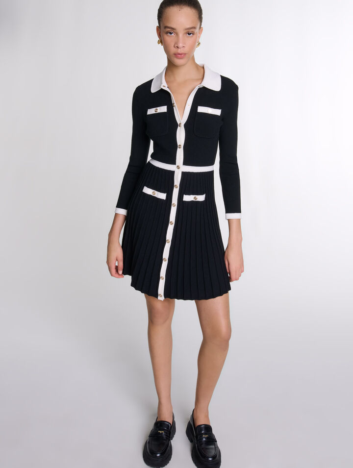 Short knit dress