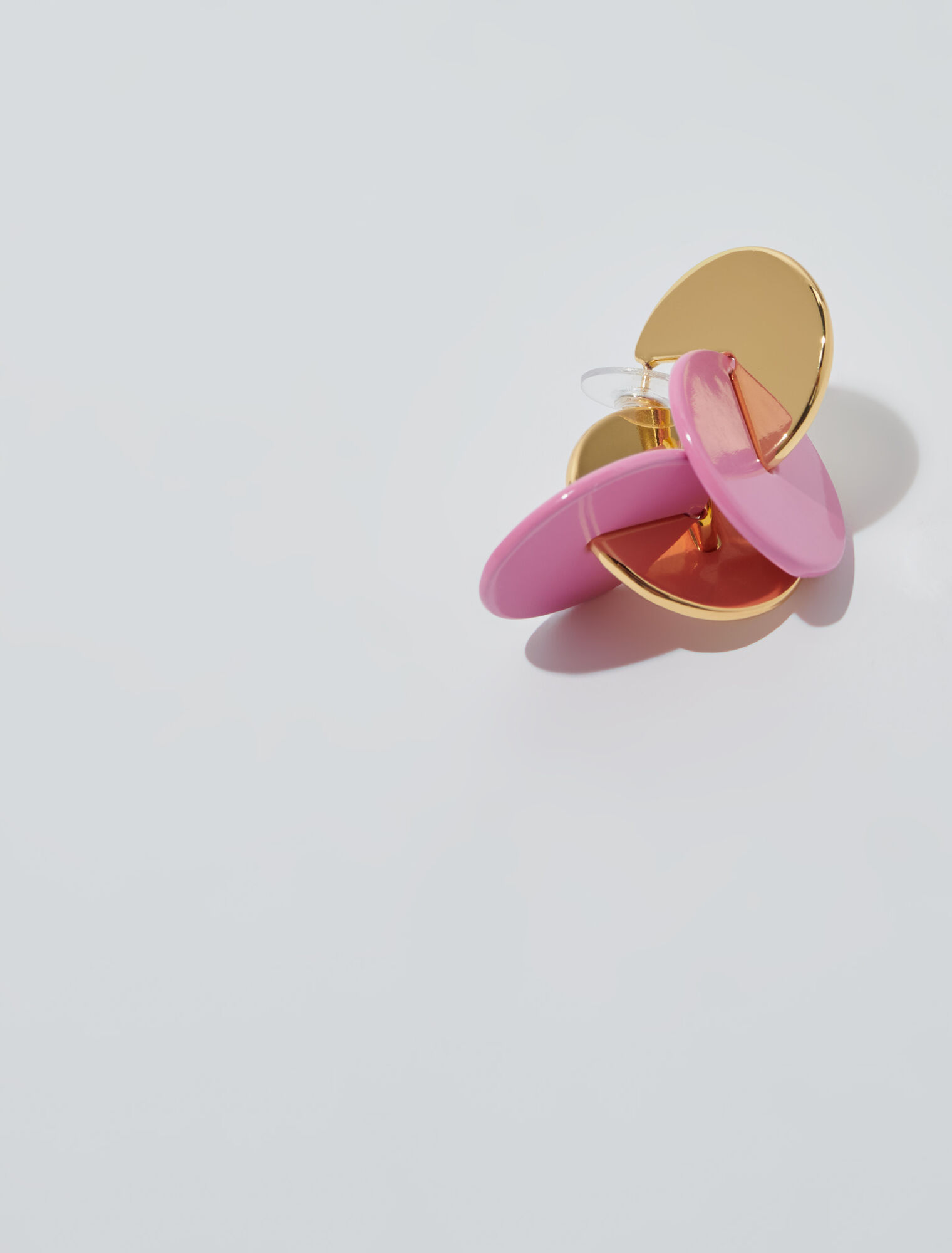 Enameled earrings