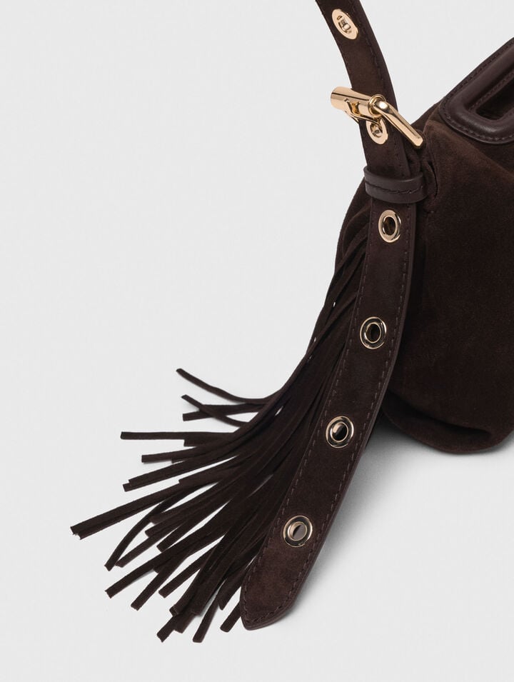 Suede leather Miss M bag