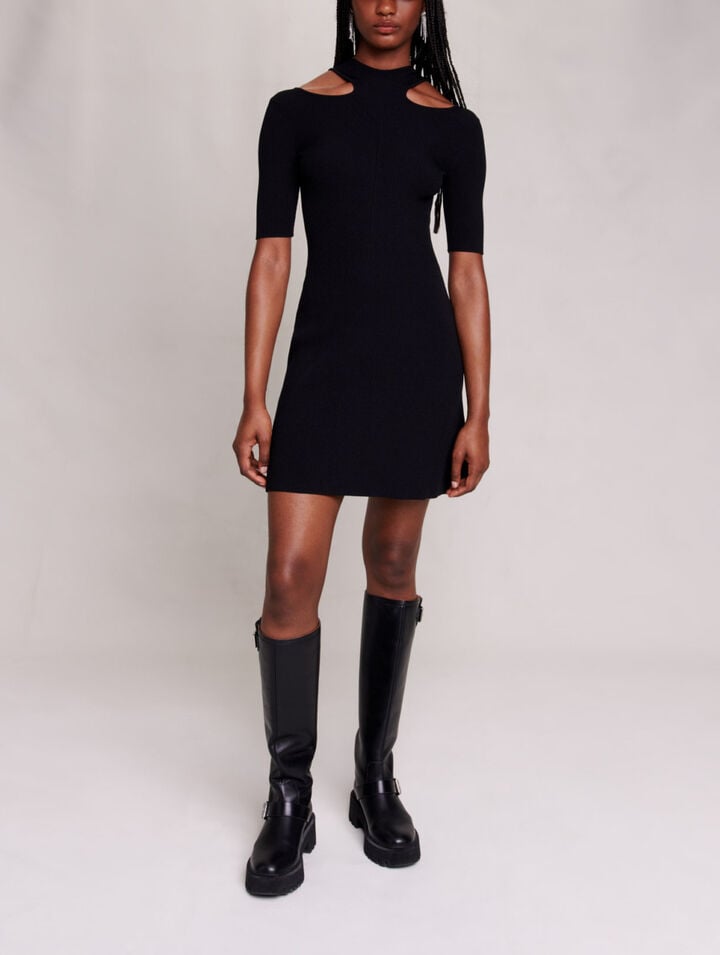 Cutaway short dress