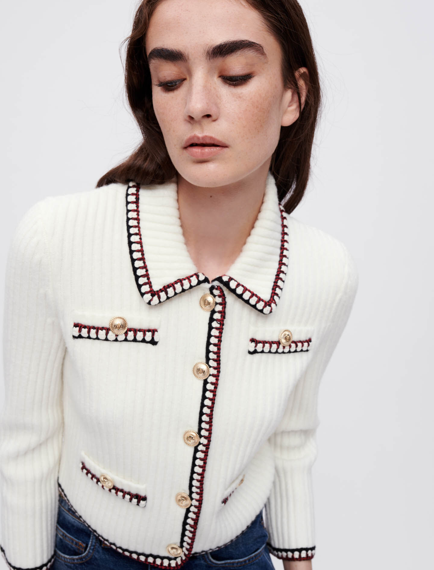 Maje white sweater shop