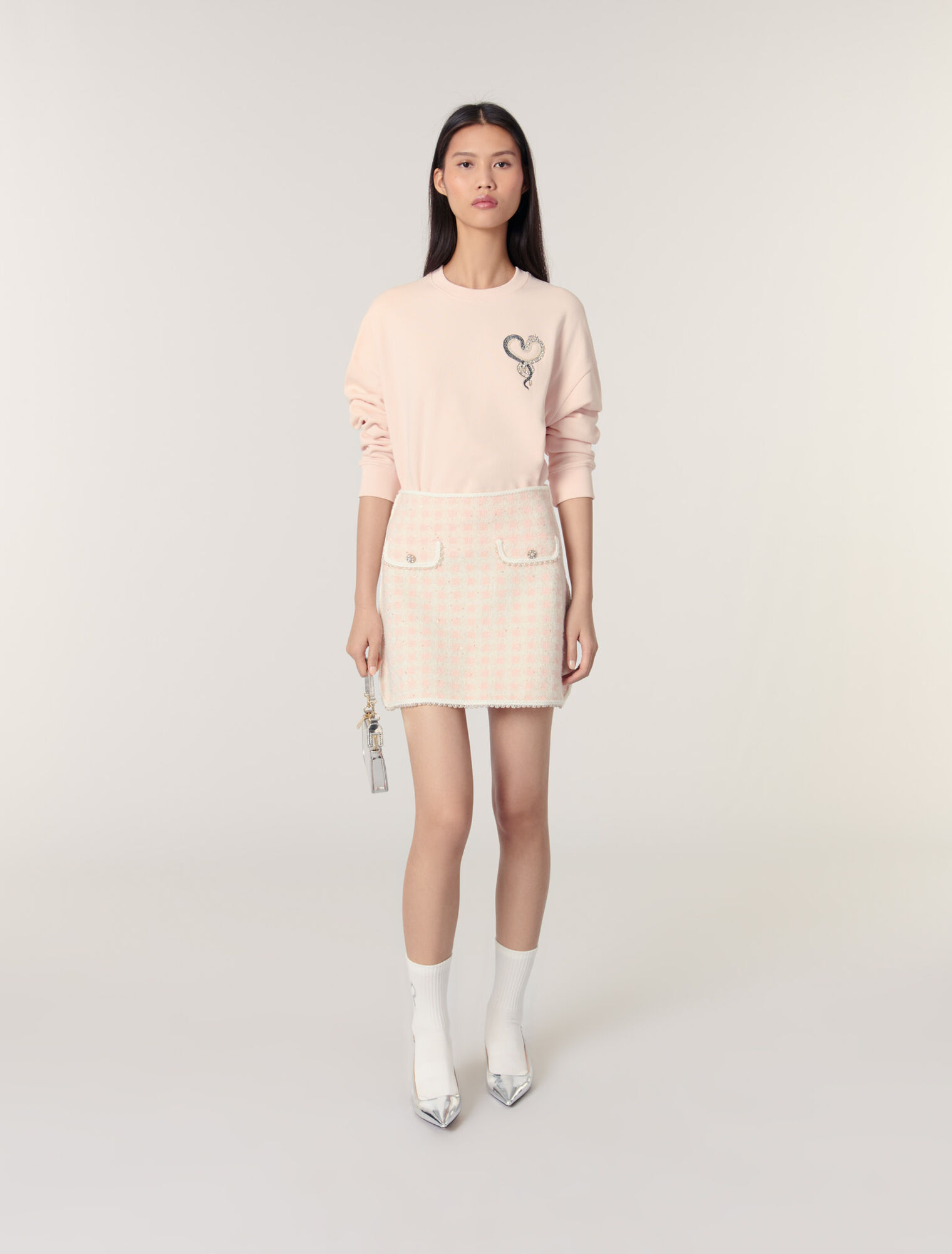 Embroidered sweatshirt