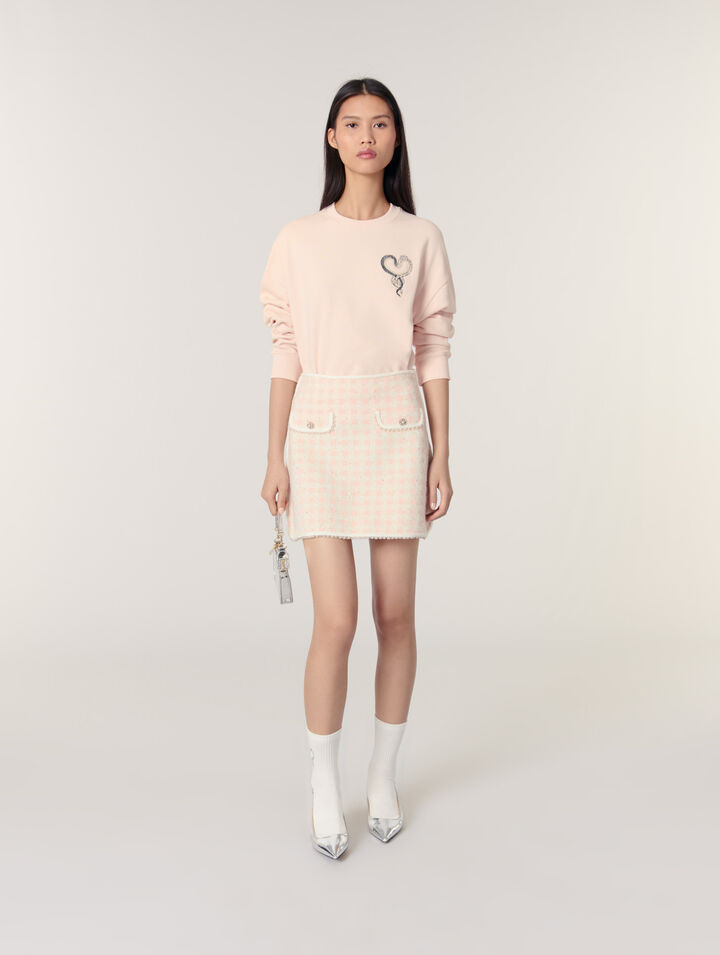 Embroidered sweater