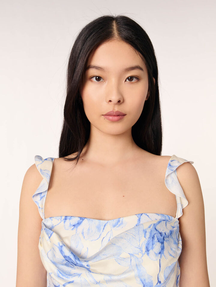Mini patterned dress