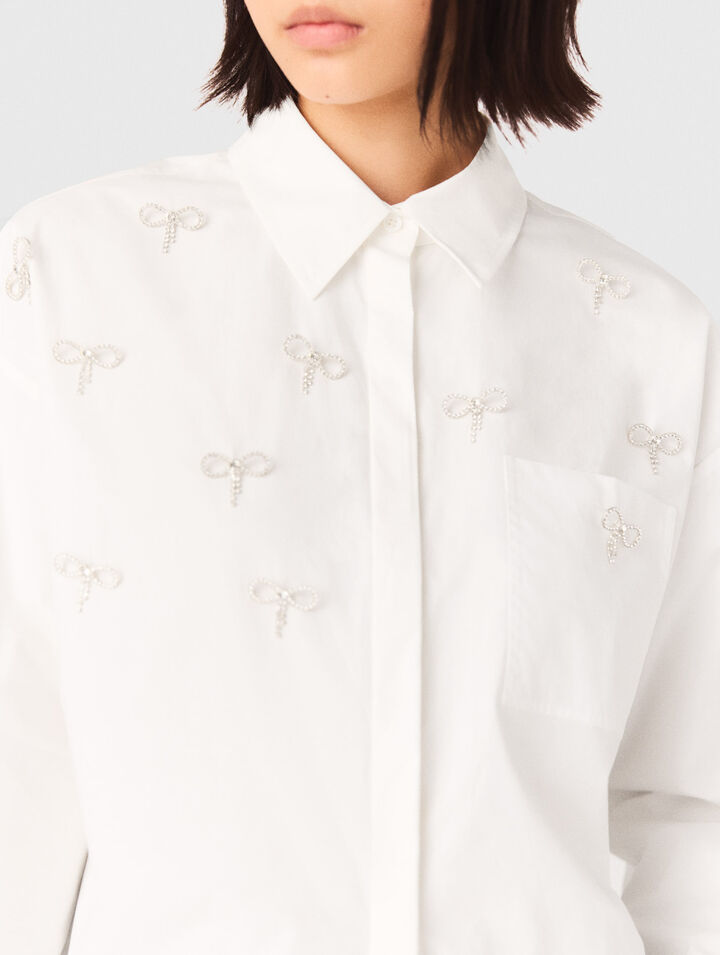 Jewel detail shirt