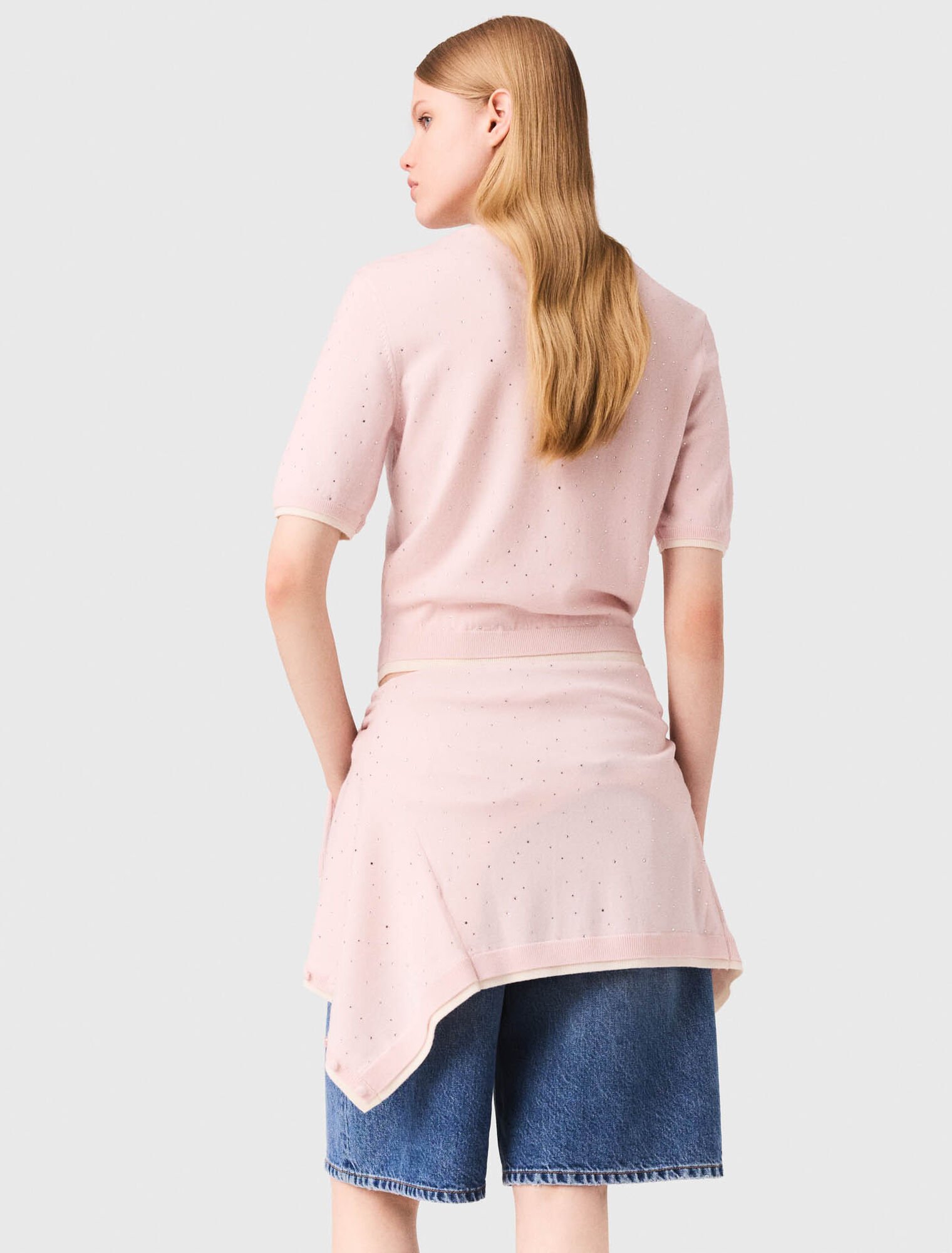 100% wool short-sleeve jumper
