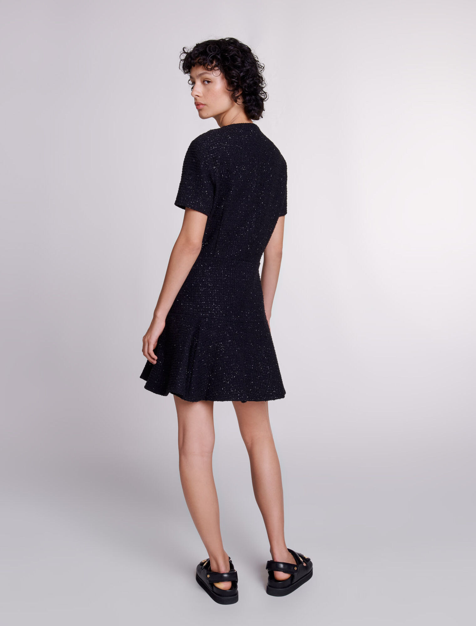 Short tweed dress