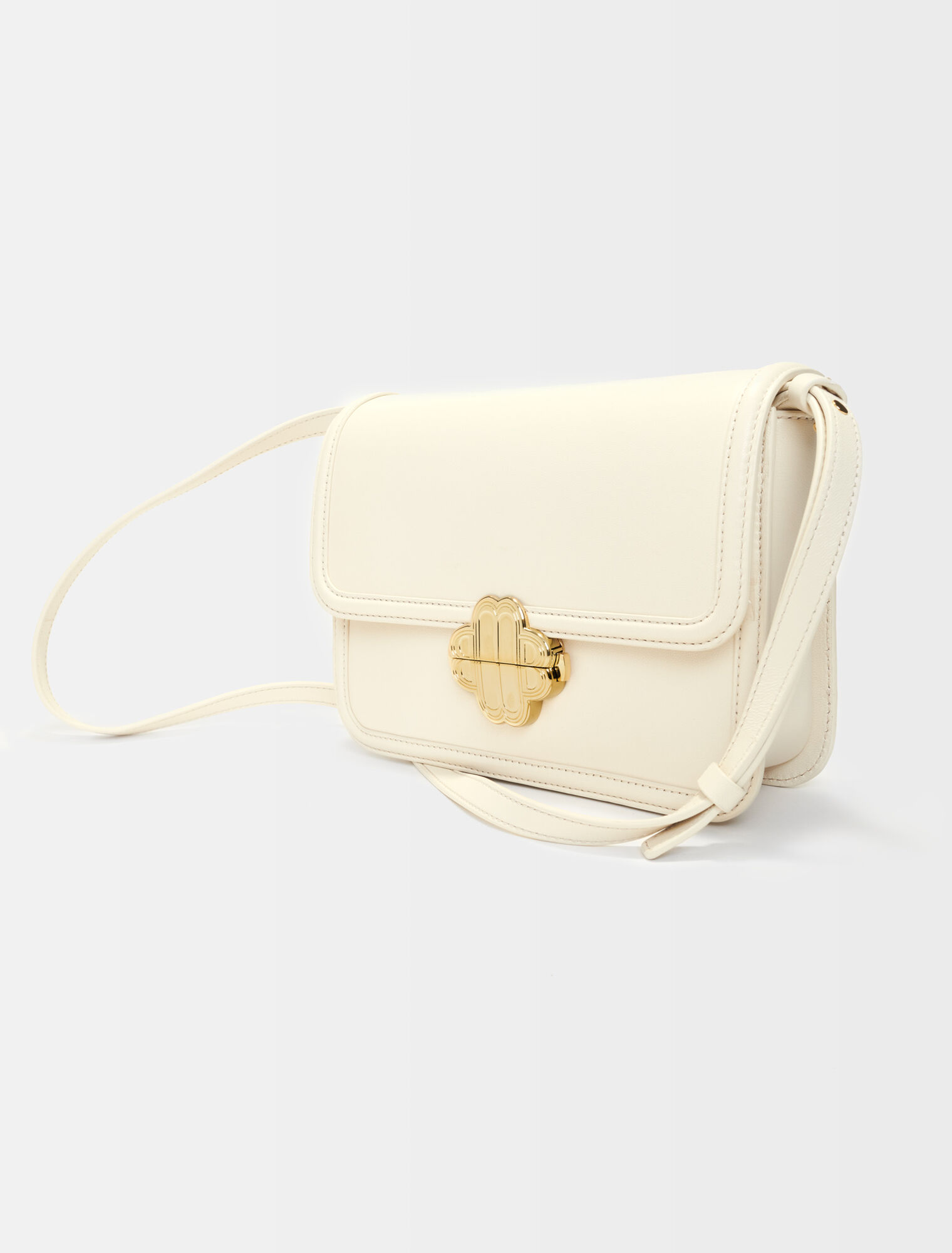 Leather clover bag