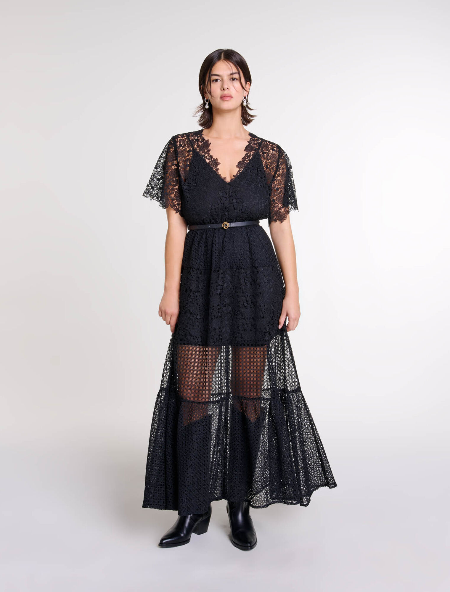 Lace maxi dress