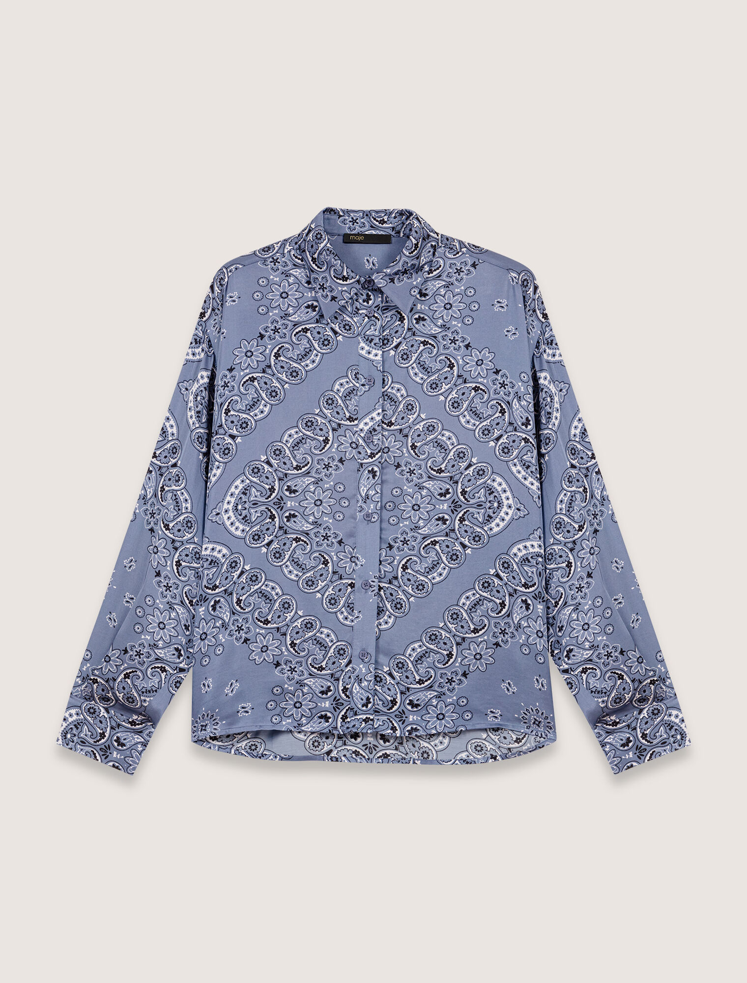 Flowing printed shirt
