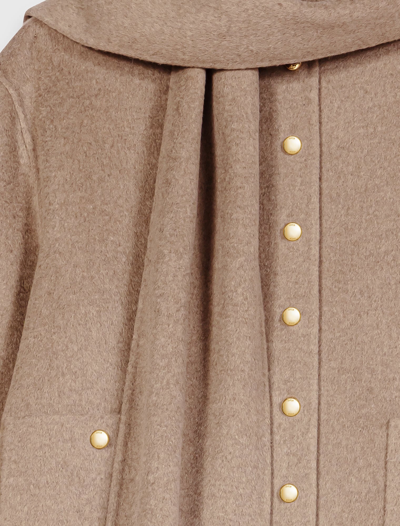 Short double-faced coat