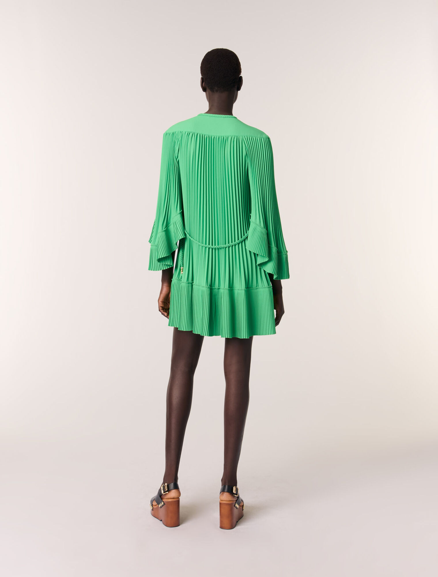 Mini pleated dress