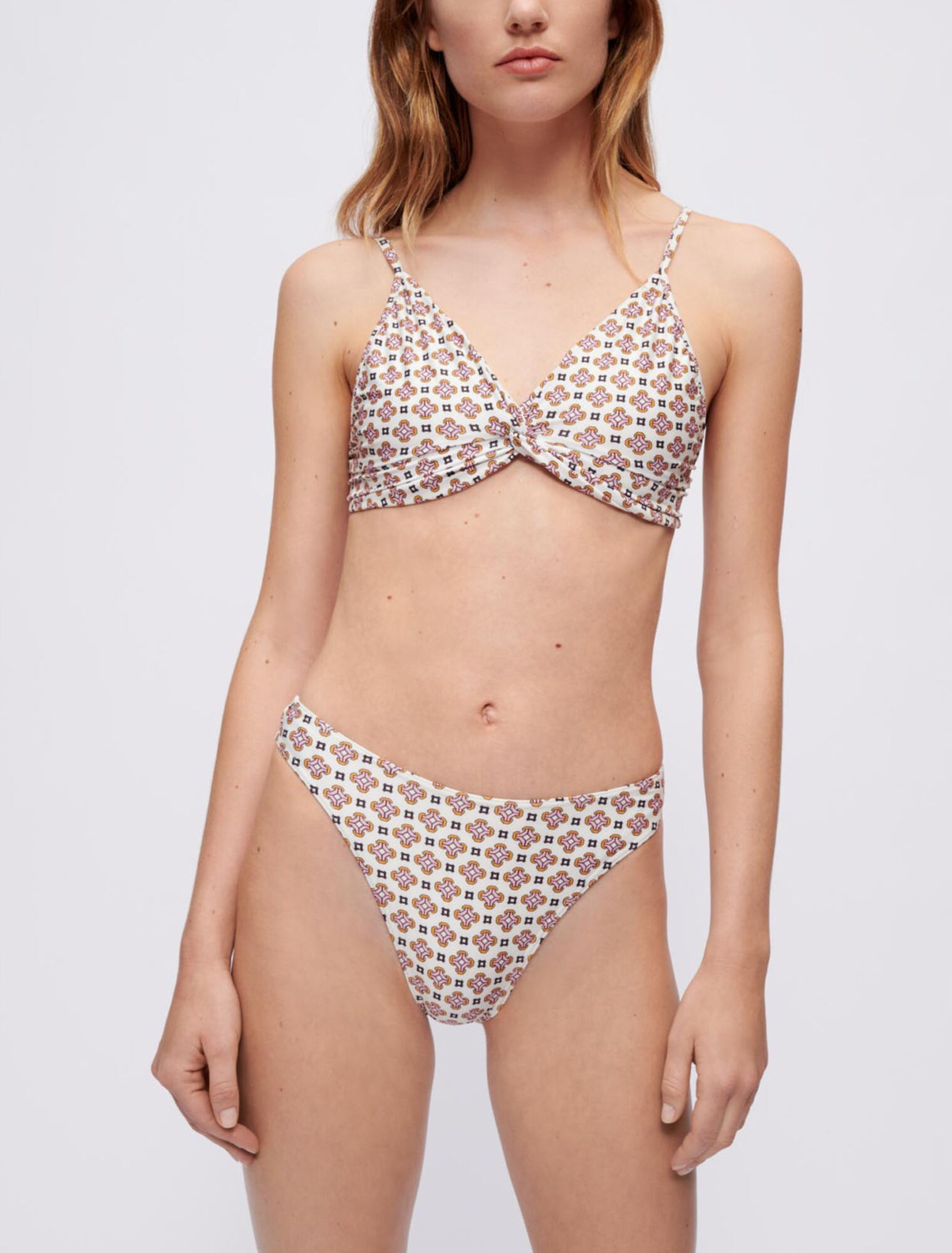 Printed two-piece swimsuit