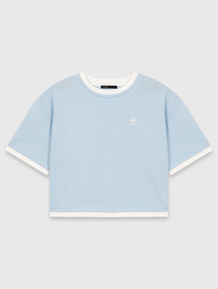 Two-tone T-shirt