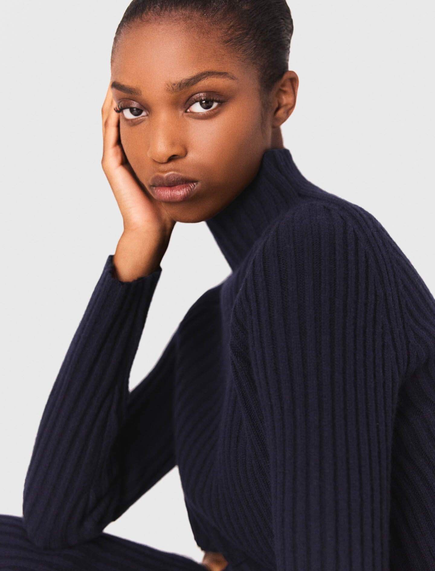 riu Bicolor knit dress ブラック riu Bicolor knit dress ブラック riu Bicolor knit dress ブラック