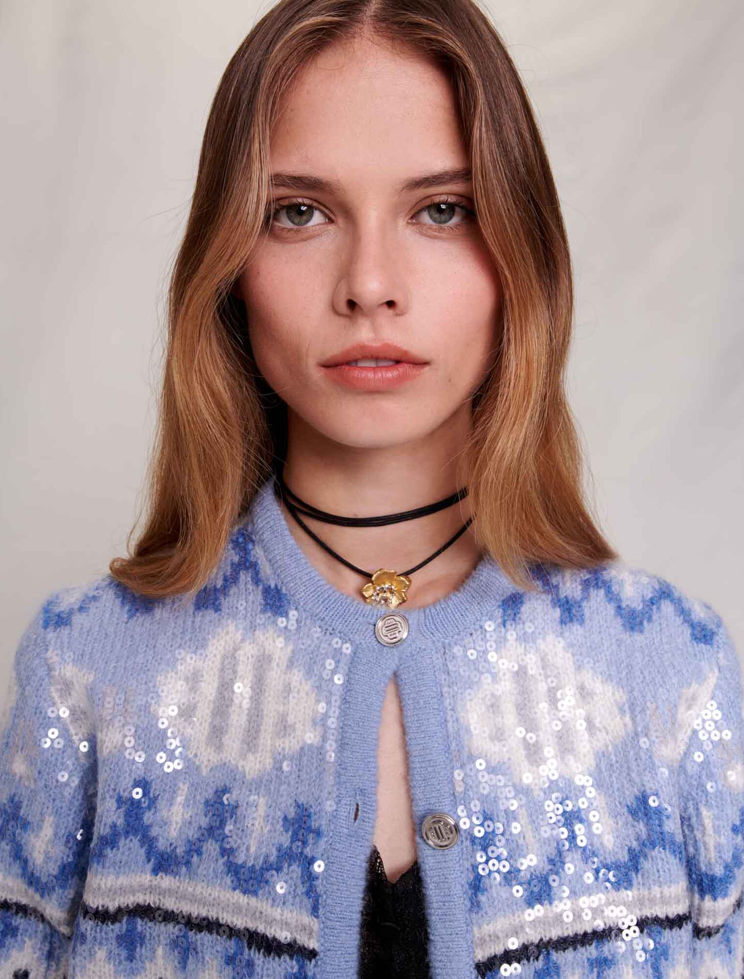 Knit cardigan