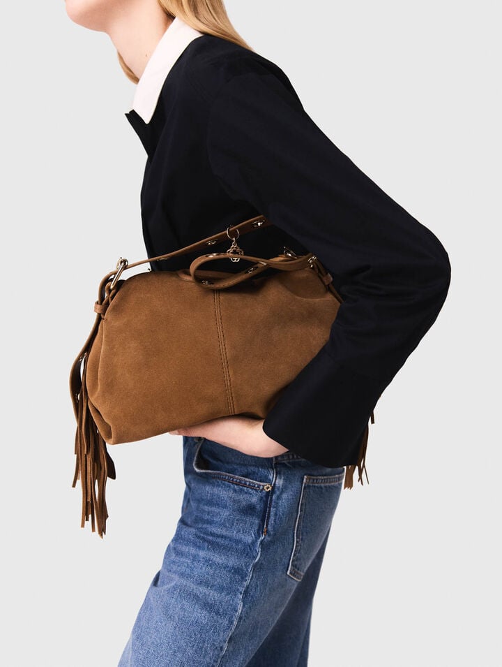 Suede Miss M bag