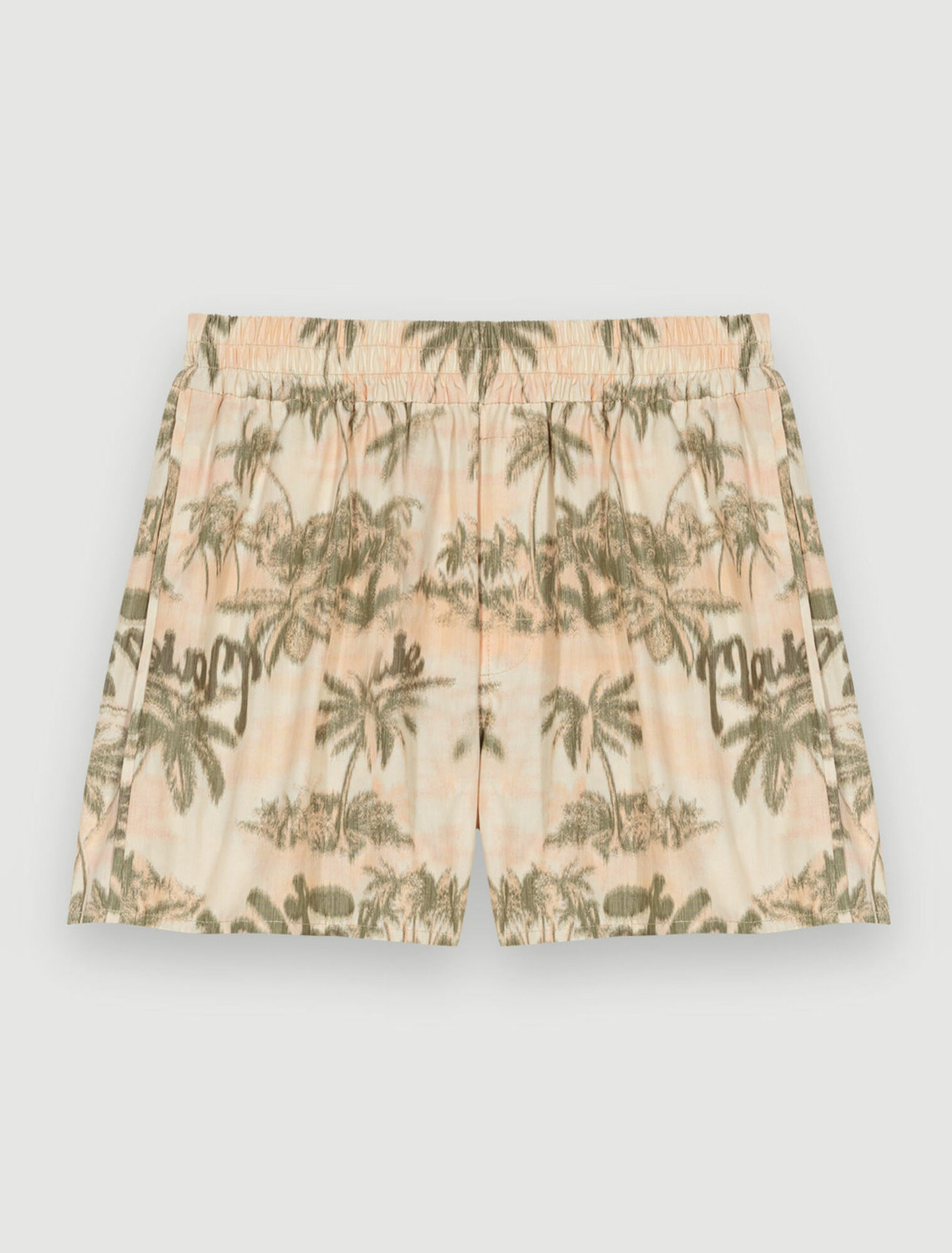 Palm-tree print shorts