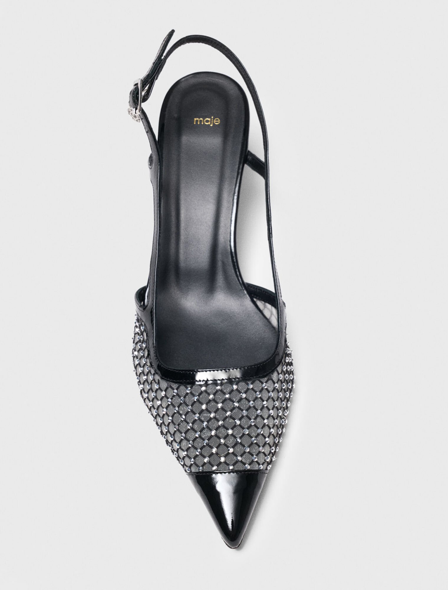 Rhinestone mesh pumps Rhinestone mesh pumps