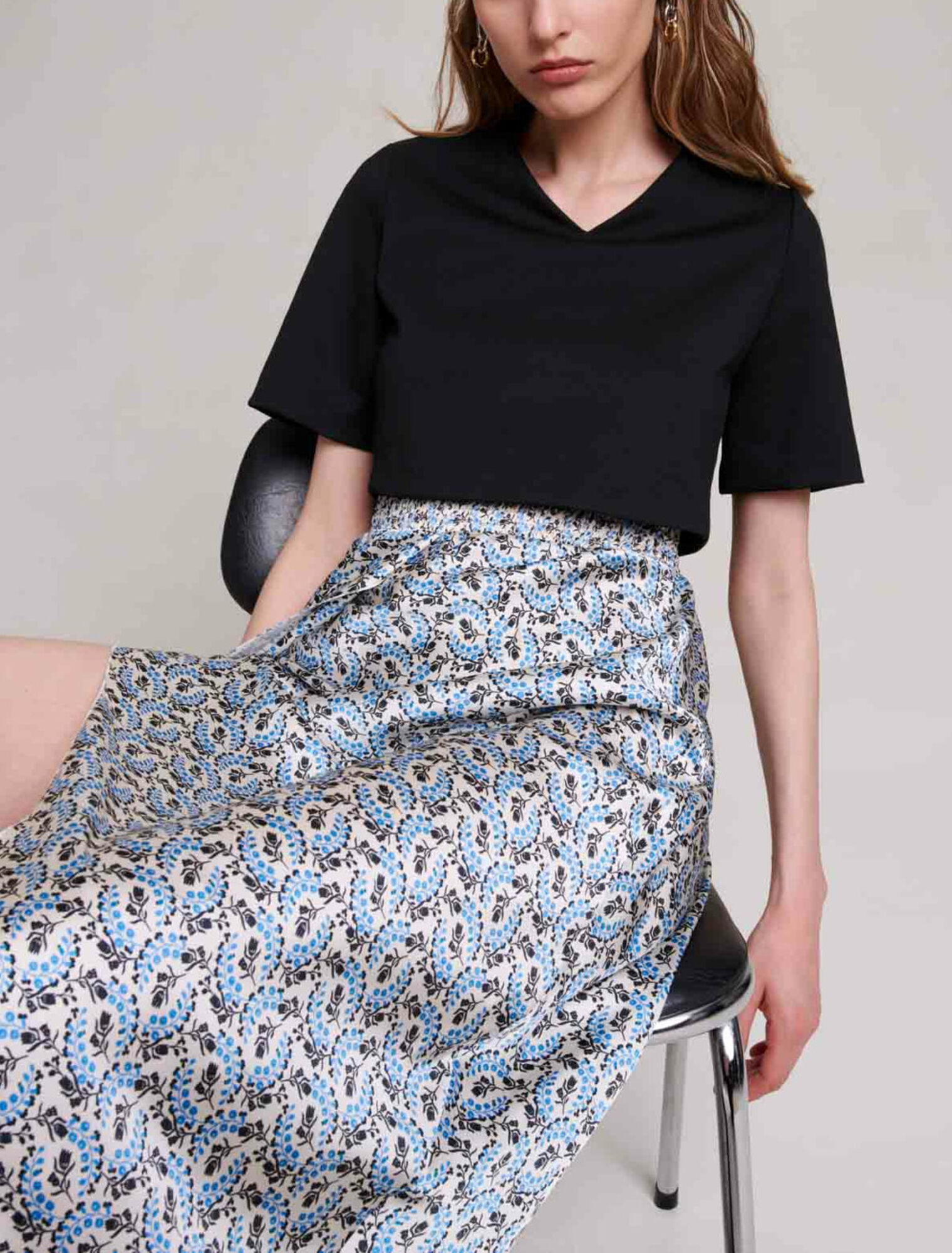 2-in-1 floral dress