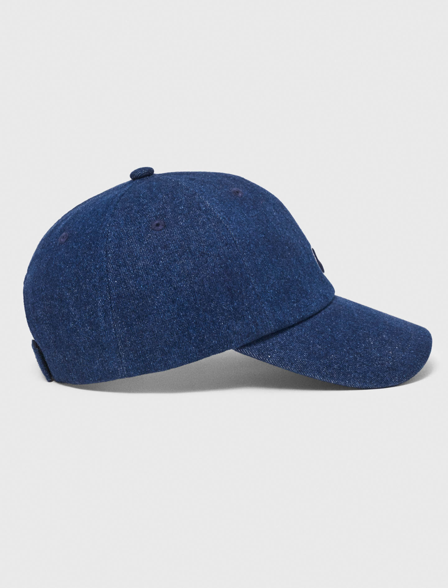 Raw denim cap with logo Blue For Women | Maje