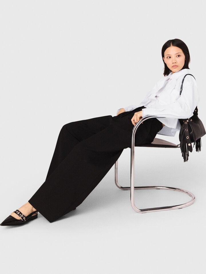 Balloon suit trousers