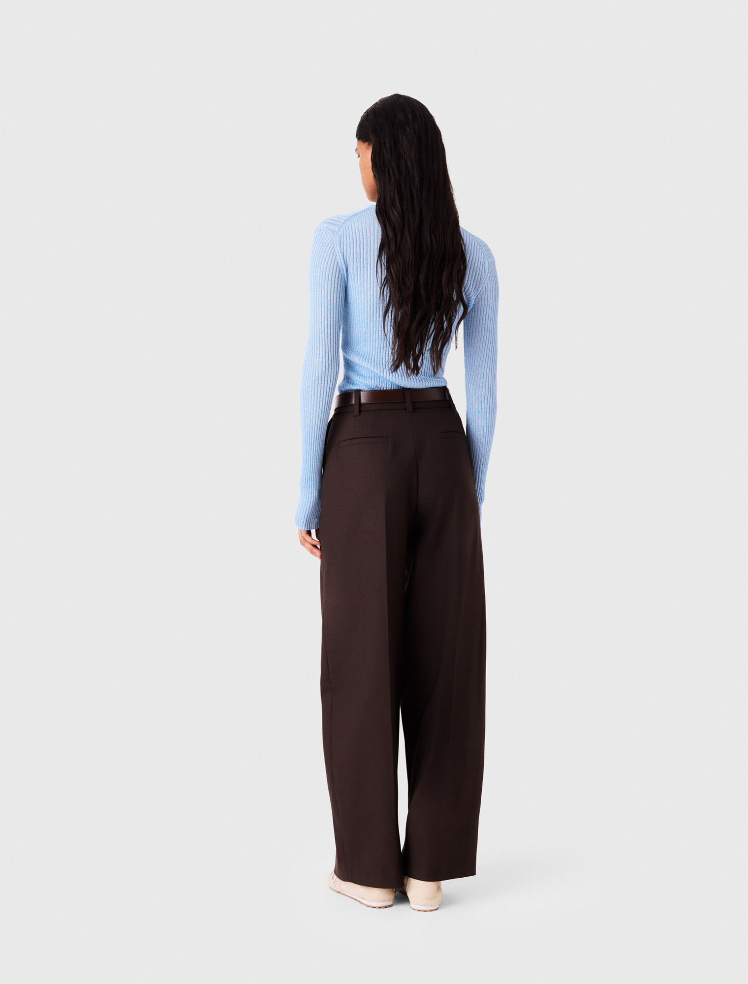 Lurex knit jumper