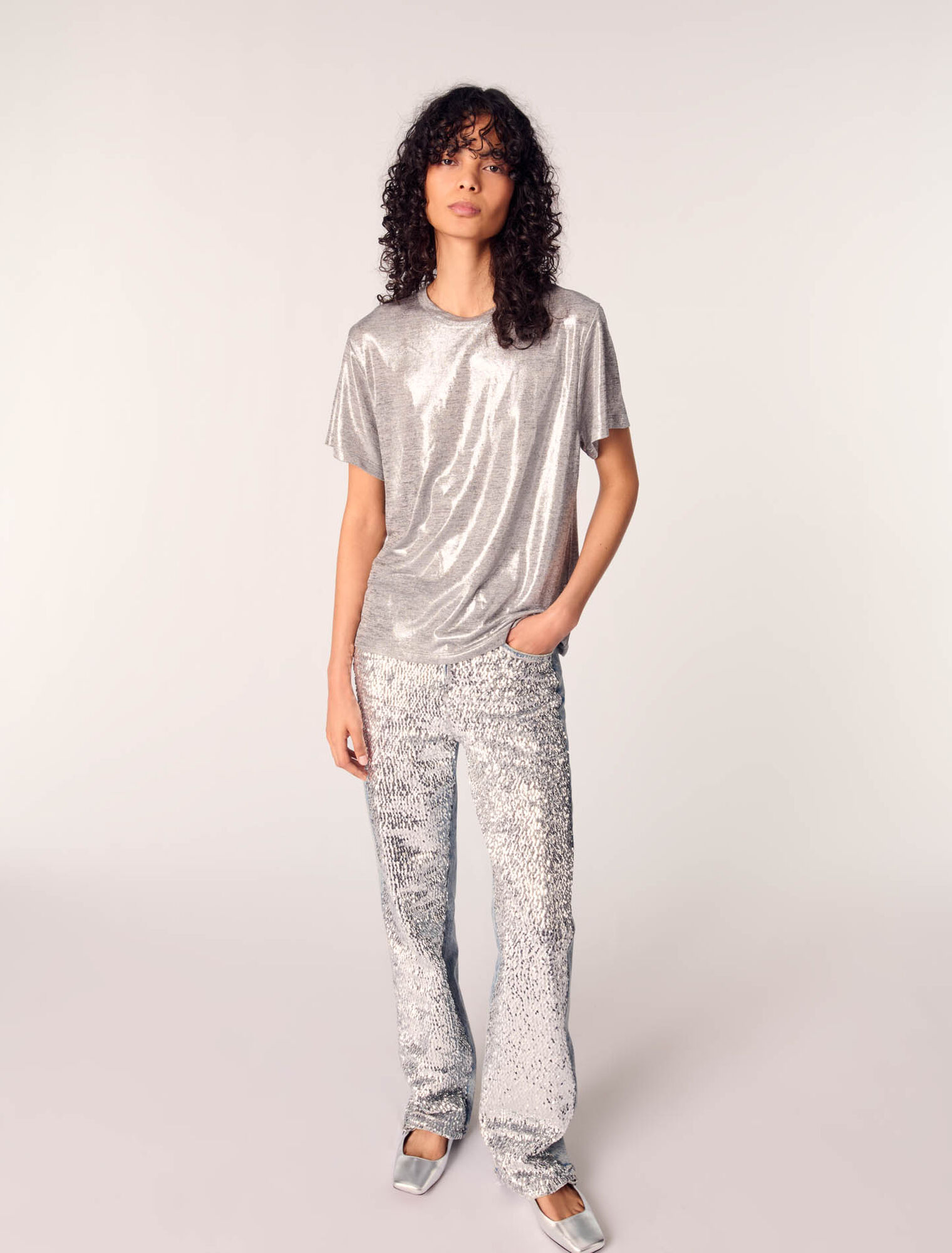 Metallic T-shirt