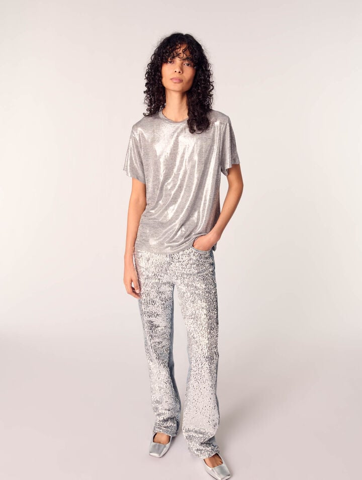 Metallic T-shirt