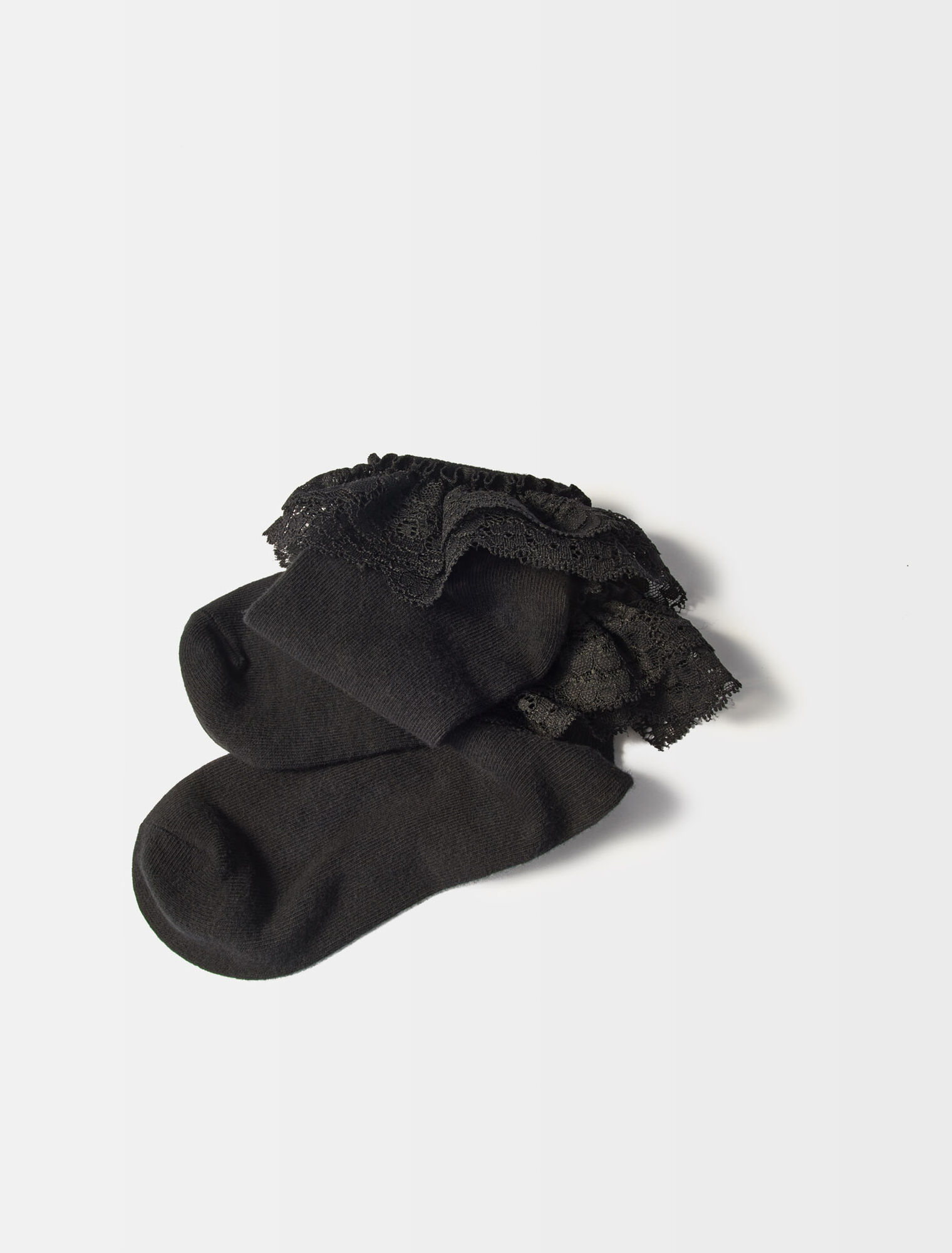 Lace frilly socks