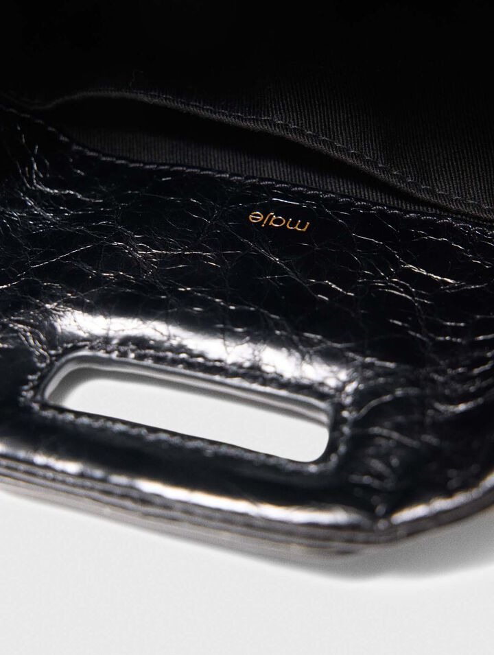 Miss M mini cracked leather bag