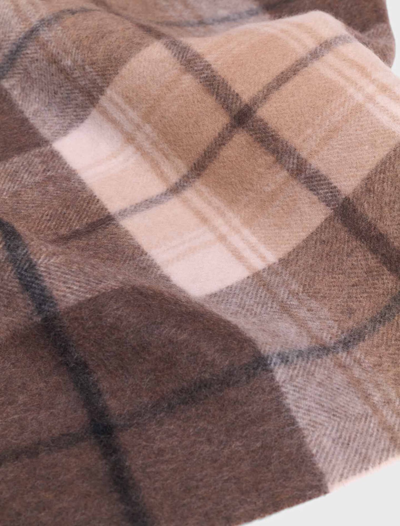 Wool check scarf Wool check scarf