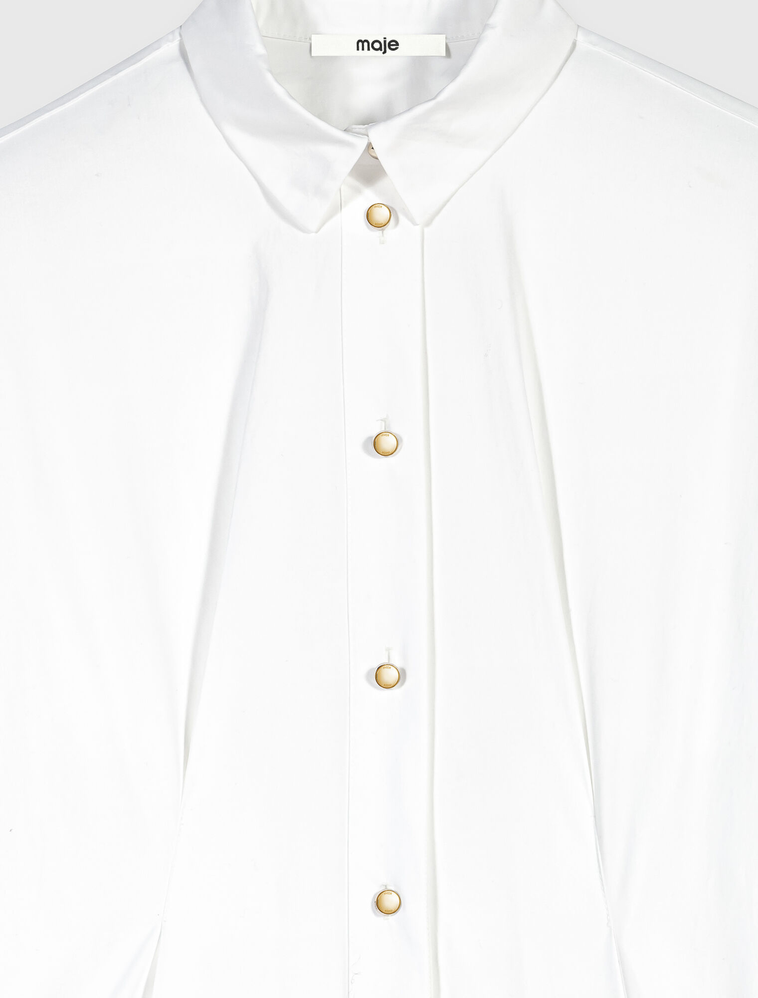 Shirt with lace-up back