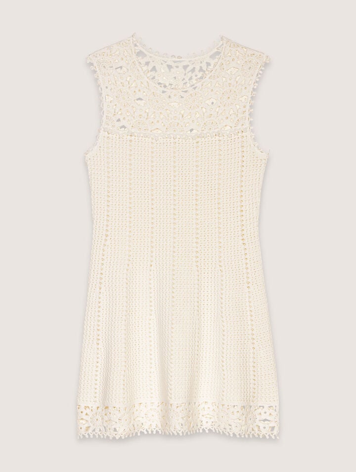 Mini crochet dress