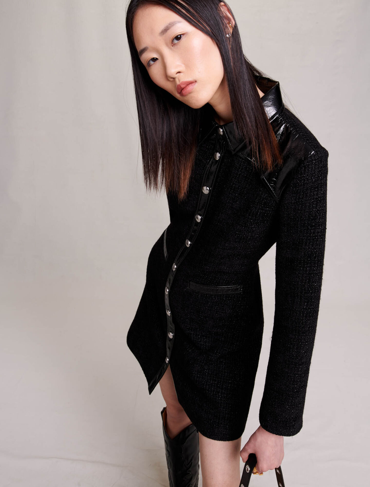 Short tweed dress