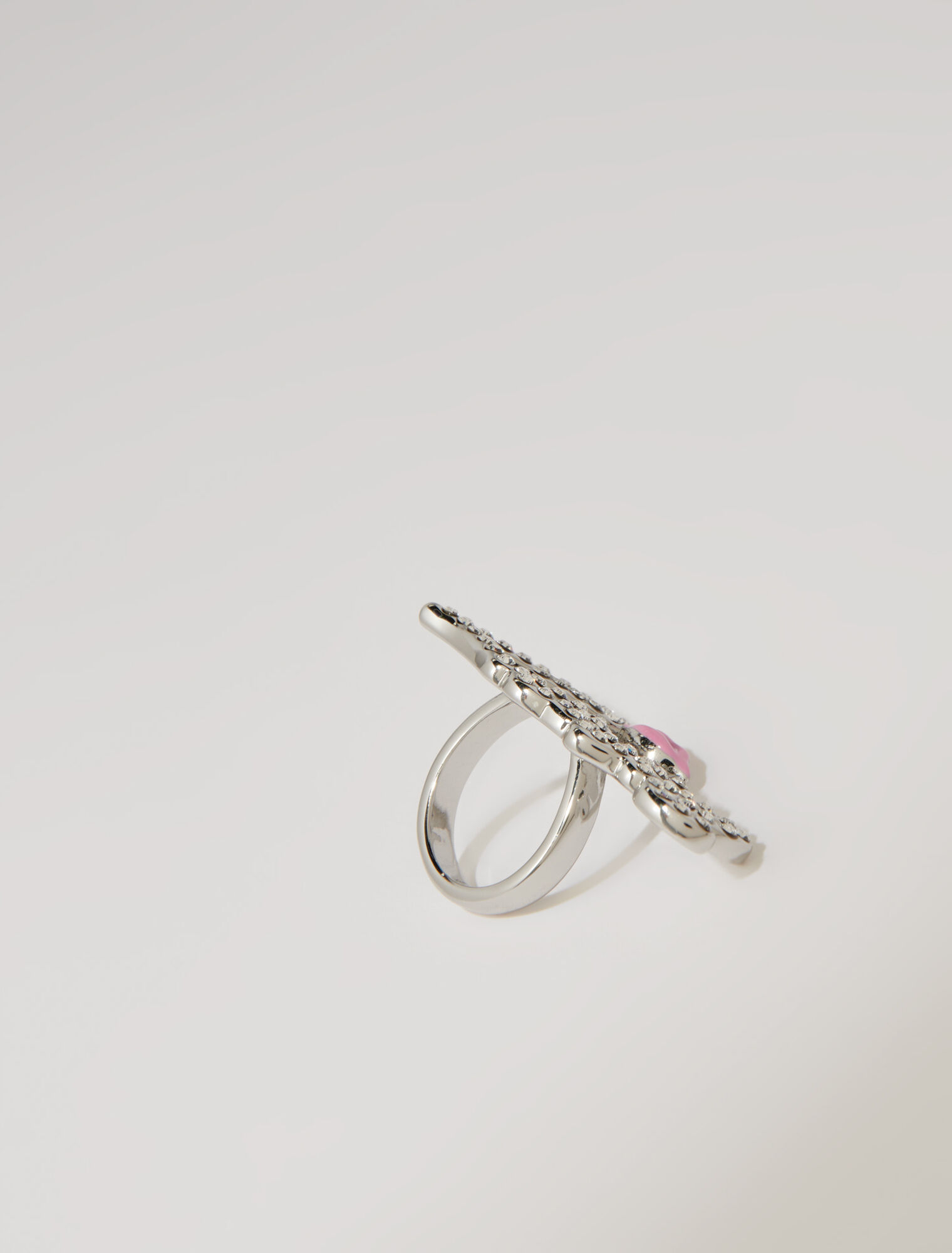 Rhinestone Love ring